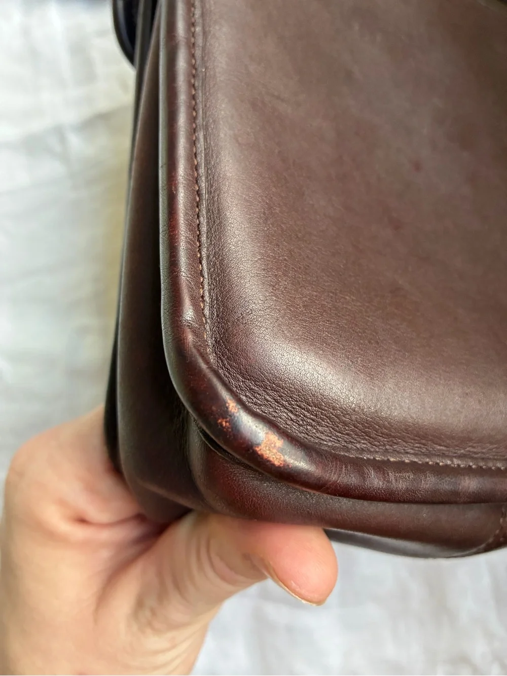 Vintage Coach Murphy bag mahogany